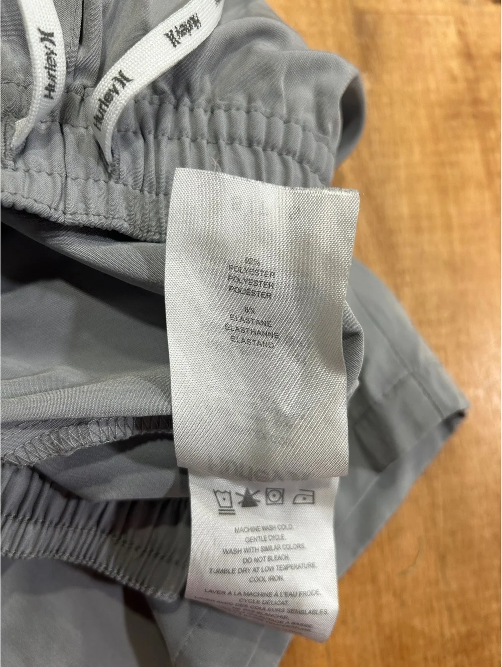 Hurley Men's Gray Athletic Shorts Size S